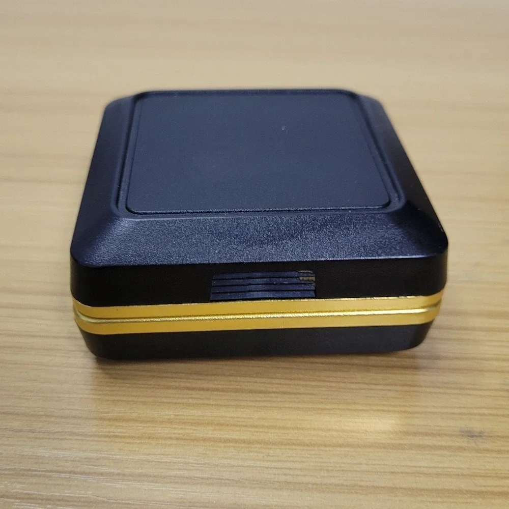 ClockEquity Quartz‎ Folding Travel Alarm Clock Black Case Glow In Dark Tested